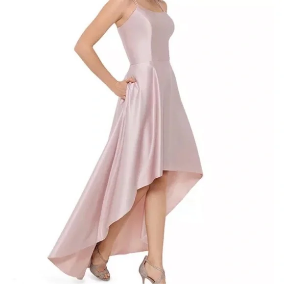 XSCAPE Womens Pink Zippered Sleeveless Scoop Neck size 2 - Picture 2 of 9